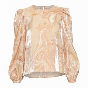In Wear marble blouse.